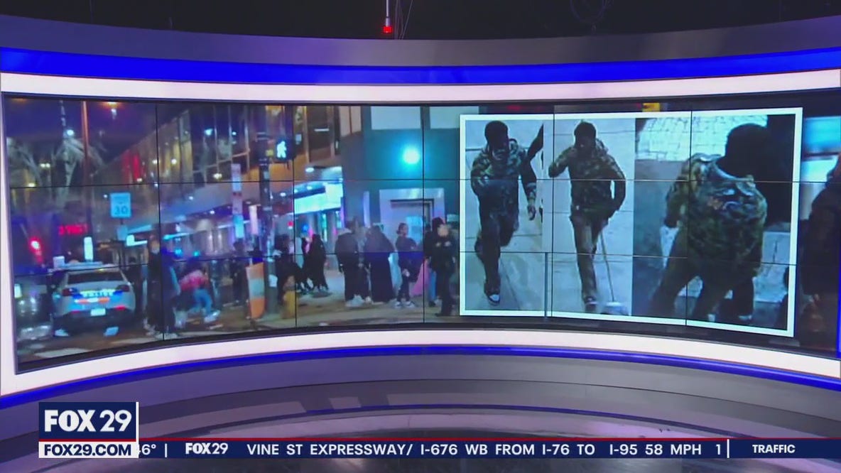 Suspect sought after gunshots and huge crowd of chaos near Temple University